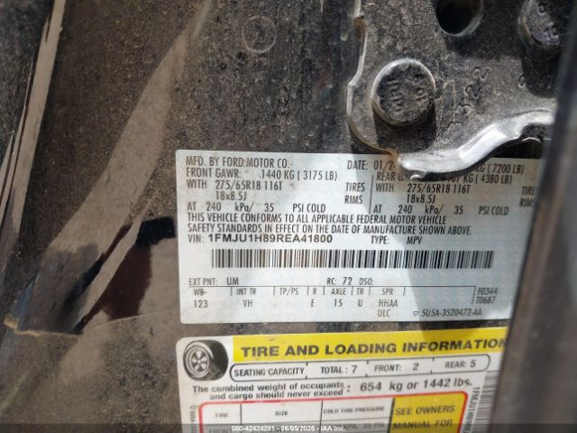 1FMJU1H89REA41800 Ford Expedition Xlt