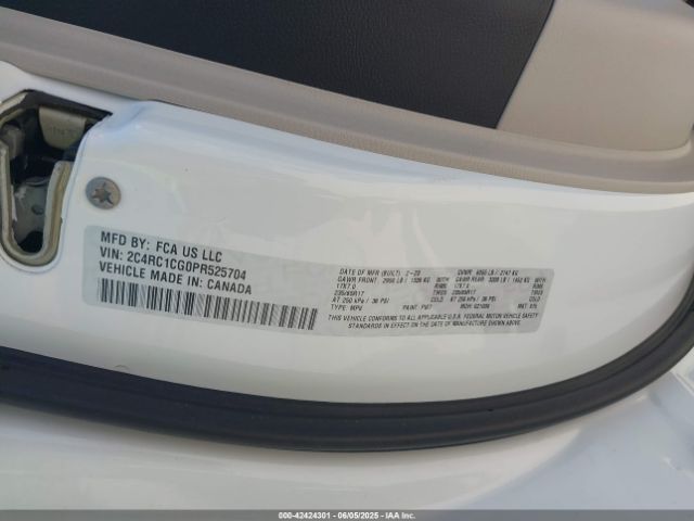 2023 CHRYSLER VOYAGER 2C4RC1CG0PR525704 Photo 8