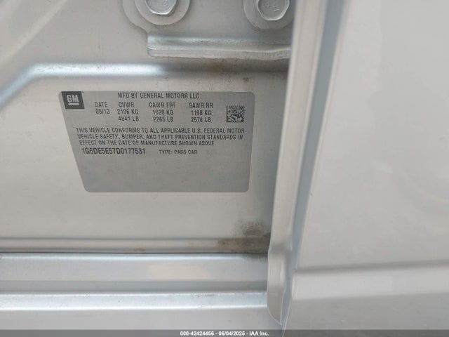 2013 CADILLAC CTS 1G6DE5E57D0177531 Photo 8