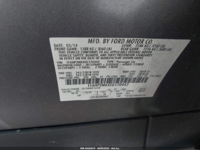 1FAHP2MKXEG170442 Ford Police Interceptor