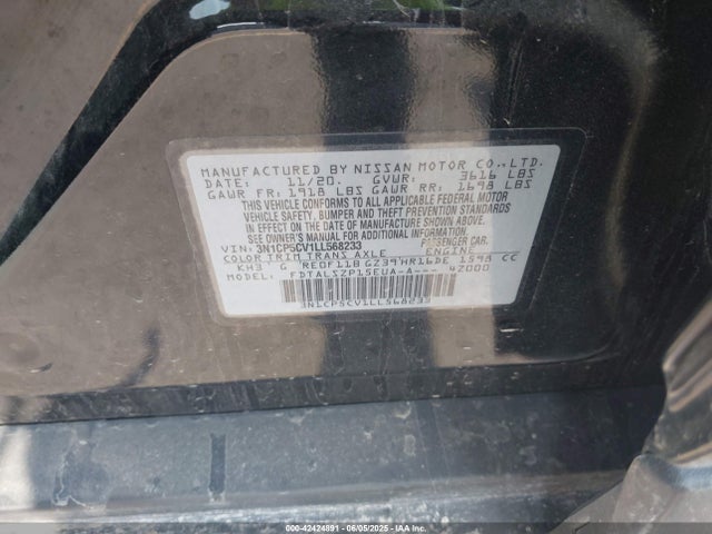 3N1CP5CV1LL568233 Nissan 2020