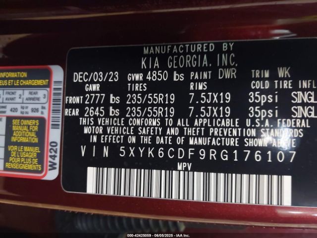 2024 KIA SPORTAGE 5XYK6CDF9RG176107 Photo 8
