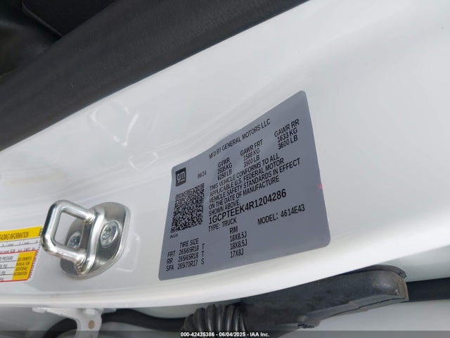 1GCPTEEK4R1204286 Chevrolet l3b