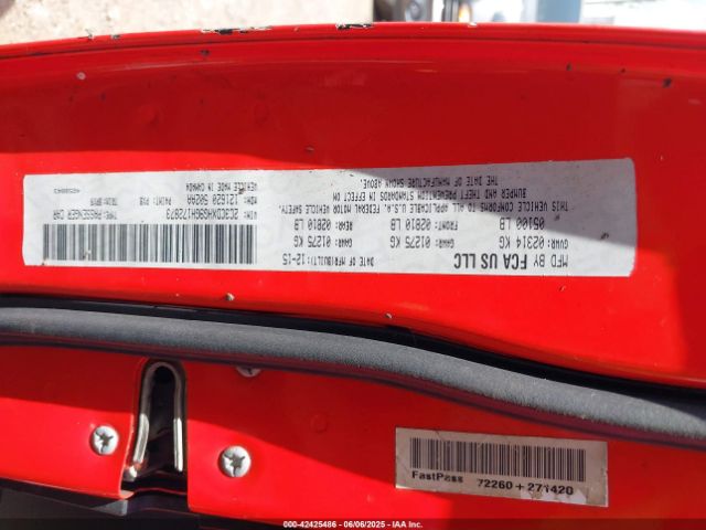 2C3CDXHG9GH172873 Dodge 2016