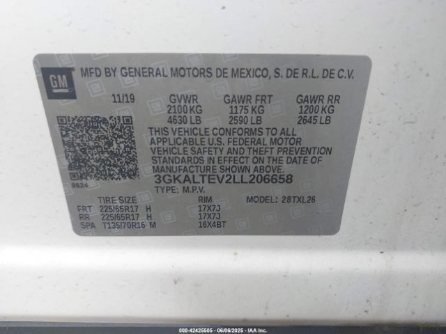 2020 GMC TERRAIN 3GKALTEV2LL206658 Photo 8
