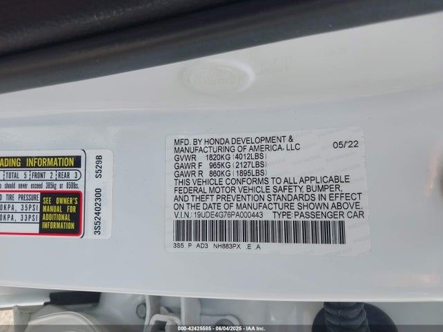 2023 ACURA INTEGRA 19UDE4G76PA000443 Photo 8