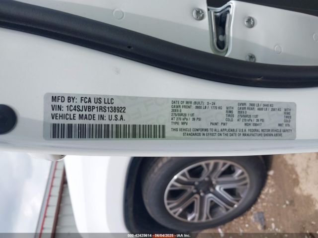 1C4SJVBP1RS138922 Jeep Wagoneer Series Ii 4x4