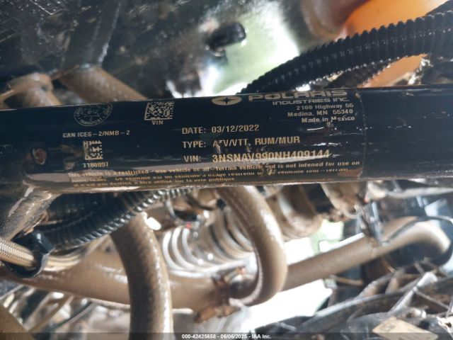 2022 POLARIS RZR 3NSNAV990NH409144 Photo 9