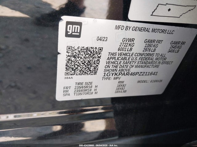 2023 CADILLAC XT6 1GYKPAR46PZ211641 Photo 8