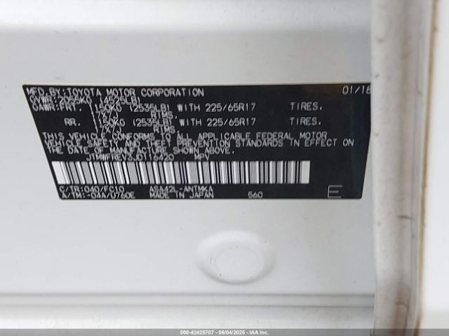 JTMWFREV3JD116420 Toyota 2ar-fe