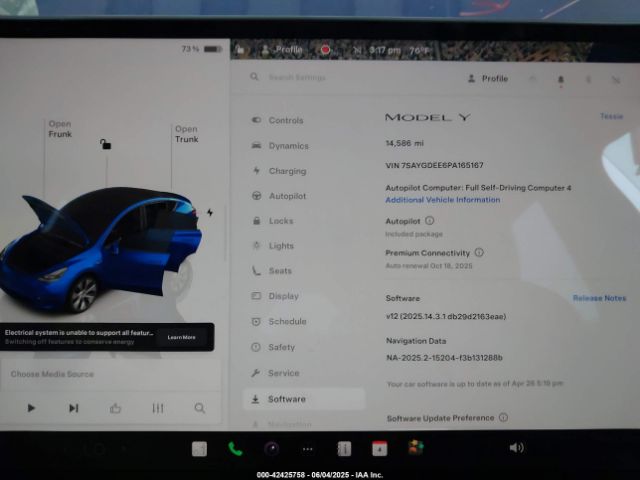 2023 TESLA MODEL Y 7SAYGDEE6PA165167 Photo 6