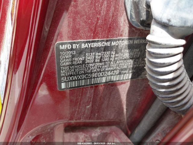 5UXWX9C59E0D24428 BMW X3 Xdrive28i