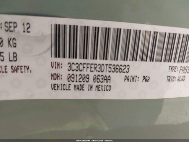 2013 FIAT 500C 3C3CFFER3DT536623 Photo 8
