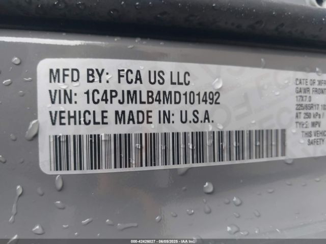 2021 JEEP CHEROKEE 1C4PJMLB4MD101492 Photo 8