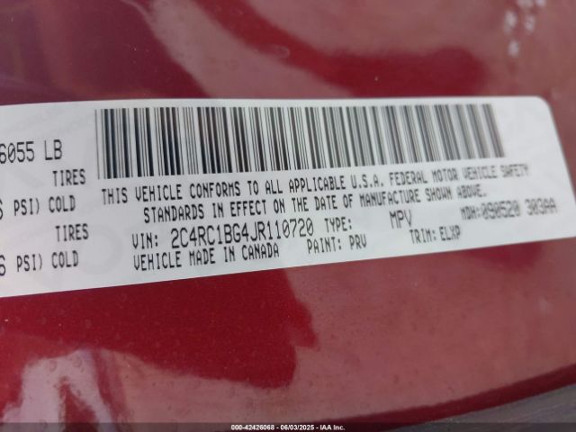 2018 CHRYSLER PACIFICA 2C4RC1BG4JR110720 Photo 8