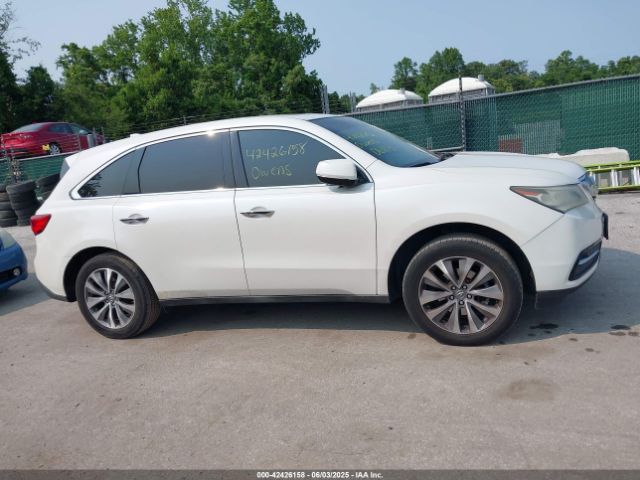 5FRYD3H66EB003655 Acura Mdx Technology Pkg W/entertainment Pkg