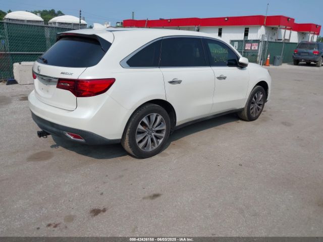 5FRYD3H66EB003655 Acura Mdx Technology Pkg W/entertainment Pkg