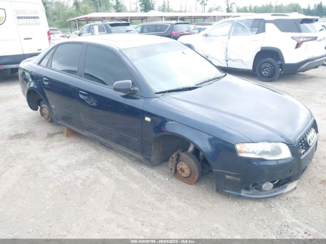 2007 AUDI A4 WAUEH78E57A062129