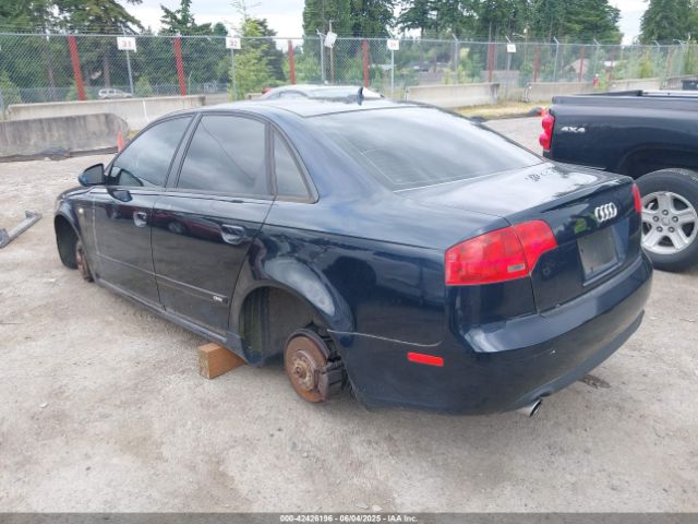 2007 AUDI A4 WAUEH78E57A062129 Photo 2