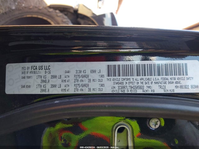 3C6RR7LT9HG505822 RAM 1500