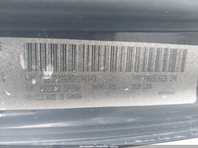 2C3CDZAG2GH100743 Dodge Challenger Sxt