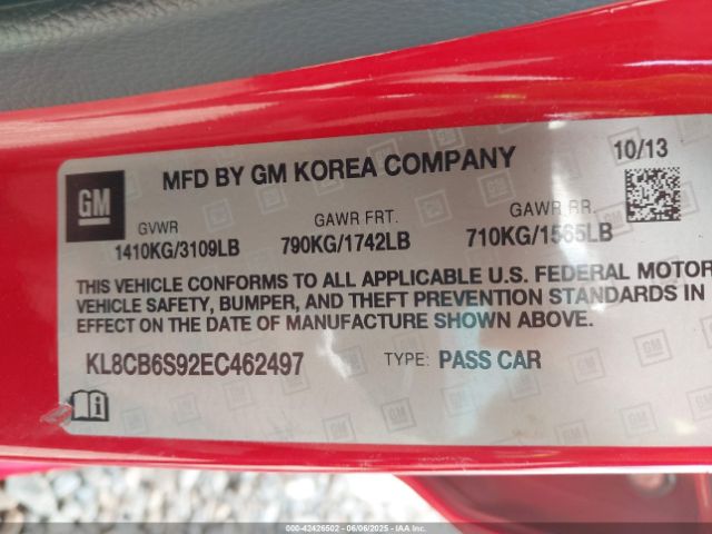 KL8CB6S92EC462497 Chevrolet ll0