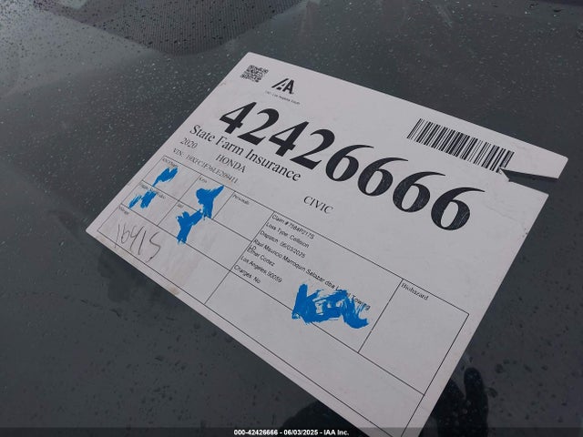 19XFC1F36LE209411 Honda CIVIC EX