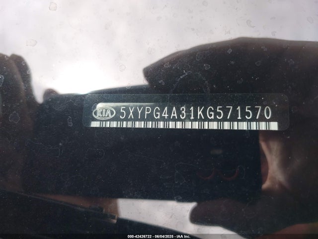 5XYPG4A31KG571570 KIA gdi theta-ii