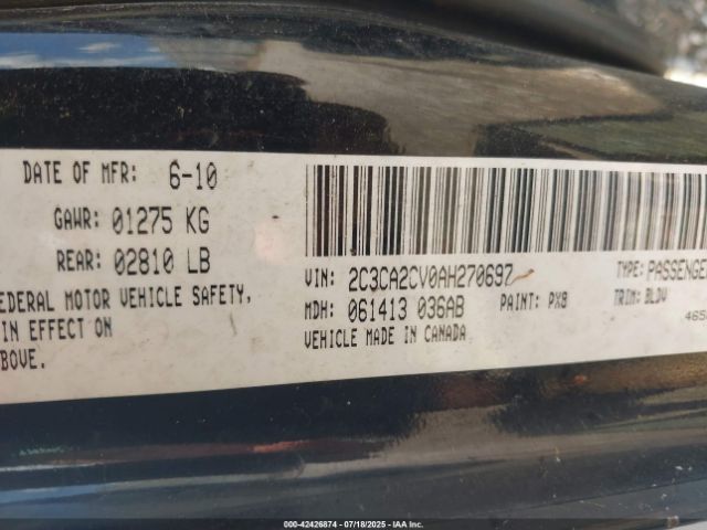 2010 CHRYSLER 300 2C3CA2CV0AH270697 Photo 8