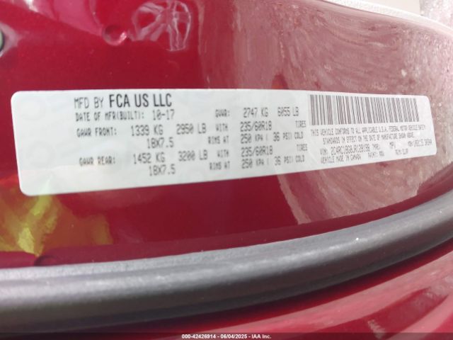 2018 CHRYSLER PACIFICA 2C4RC1BG8JR128198 Photo 8