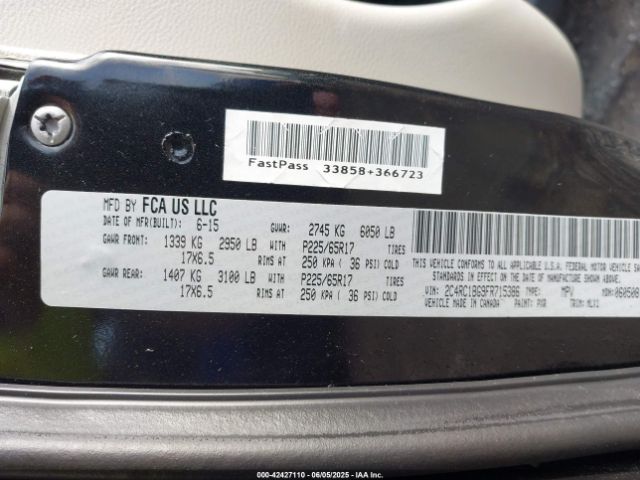 2015 CHRYSLER TOWN & COUNTRY 2C4RC1BG9FR715386 Photo 8