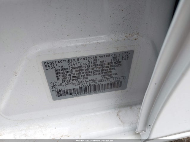 3N1AB7AP5GY317407 Nissan 2016