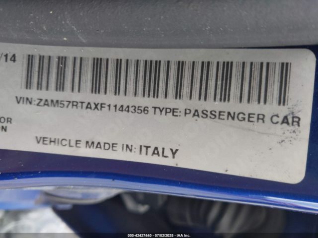 2015 MASERATI GHIBLI ZAM57RTAXF1144356 Photo 8