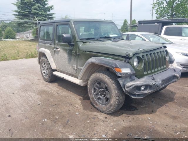 2021 JEEP WRANGLER 1C4GJXAG2MW591435