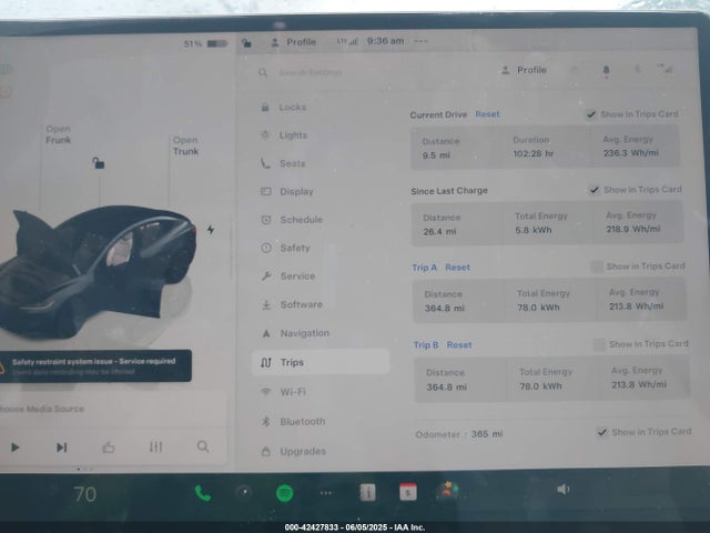 2025 TESLA MODEL 3 5YJ3E1EA7SF000605 Photo 6