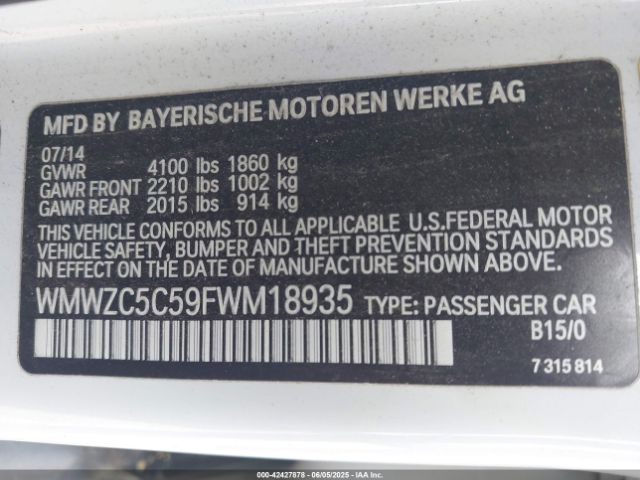 2015 MINI COUNTRYMAN WMWZC5C59FWM18935 Photo 8