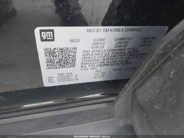 Chevrolet lbp 2025 KL77LHEP6SC075780 Image 9