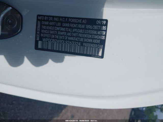 WP0CB2A90LS263324 Porsche 911