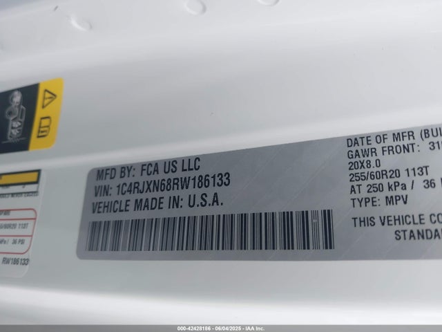 1C4RJXN68RW186133 Jeep 2024