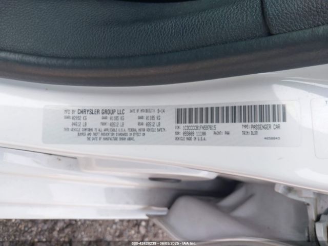 2015 CHRYSLER 200 1C3CCCCB1FN597615 Photo 8