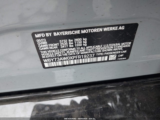 WBY73AW0XPFR19237 BMW I4
