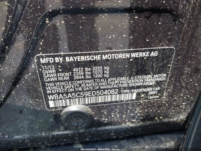 2014 BMW 528I WBA5A5C59ED504082 Photo 8