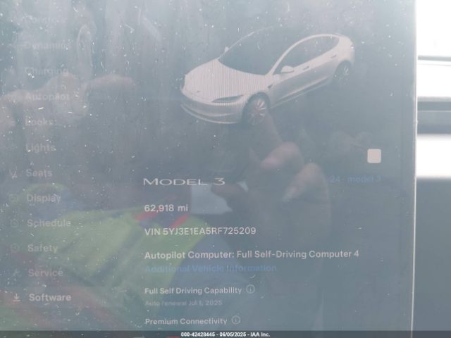 2024 TESLA MODEL 3 5YJ3E1EA5RF725209 Photo 6