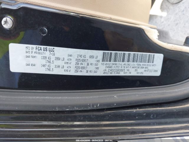 2016 DODGE GRAND CARAVAN 2C4RDGCG3GR395675 Photo 8