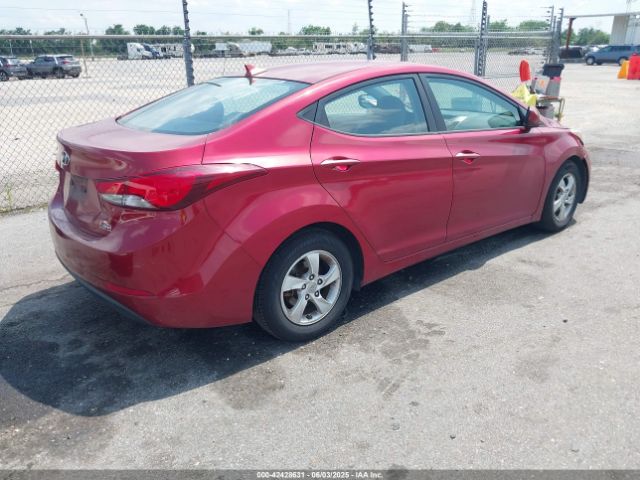 5NPDH4AE0FH647280 Hyundai ELANTRA SE