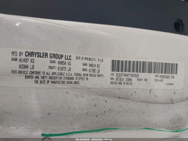 2015 FIAT 500 3C3CFFAR4FT507625 Photo 8