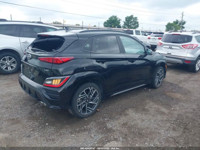 2022 HYUNDAI KONA KM8K33A3XNU830555 Photo 3