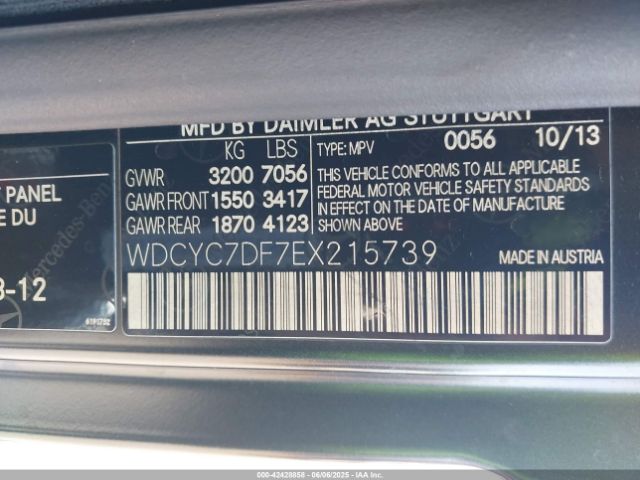 2014 MERCEDES-BENZ G 63 AMG WDCYC7DF7EX215739 Photo 8