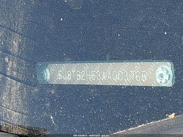 2010 ACURA RDX 5J8TB2H53AA003765 Photo 8