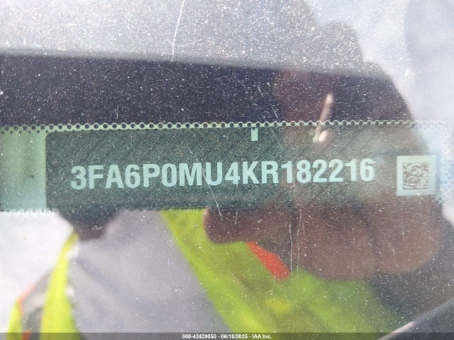 Ford Fusion Hybrid Sel 2019 3FA6P0MU4KR182216 Image 9